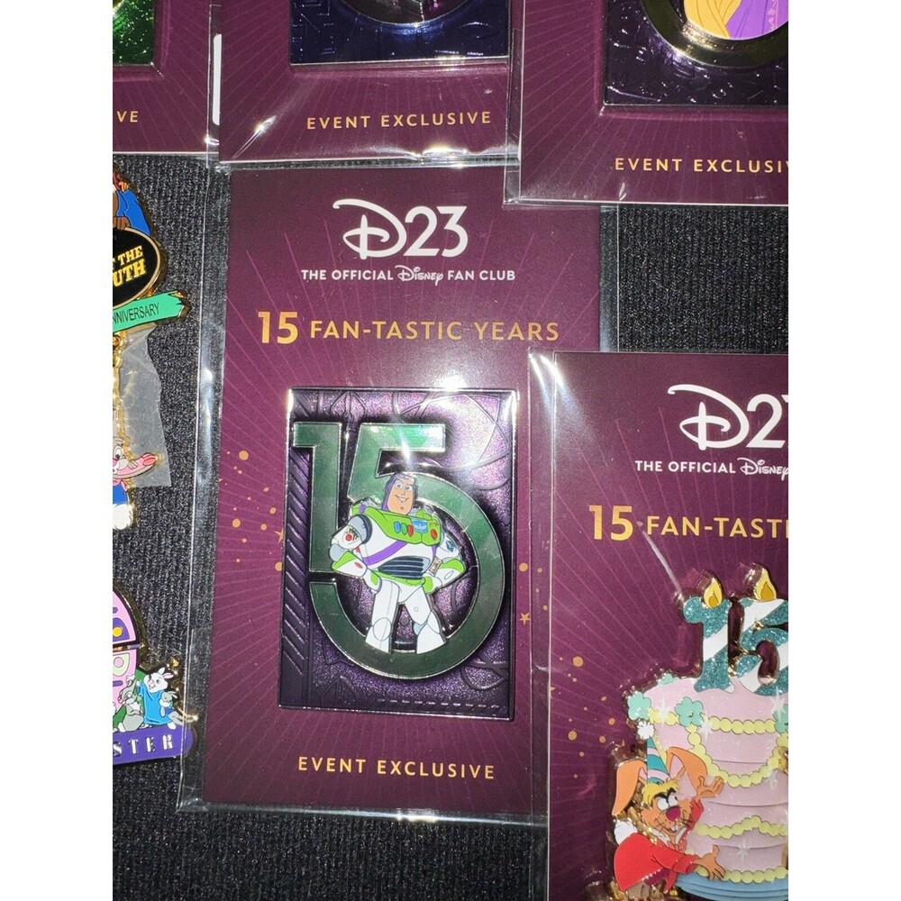 2024 D23 15th Anniversary DEC Disney Toy Story Buzz Lightyear Pin LE 300